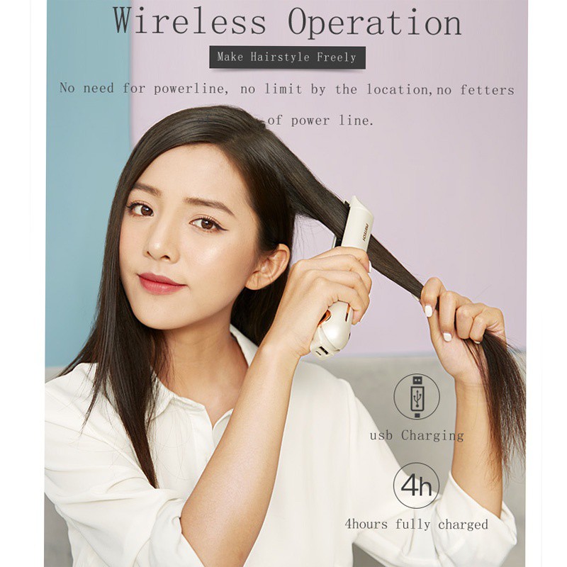 pritech wireless hair straightener