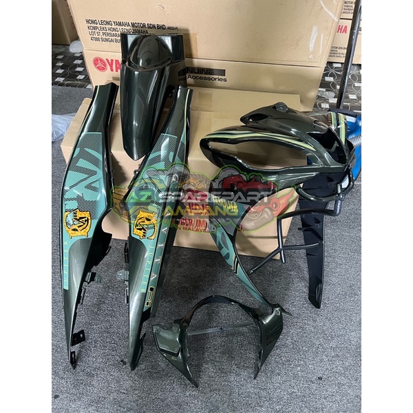 Coverset Bodyset Lagenda SRL 115 / 115 Fi Army Green hijau Lumut 2022