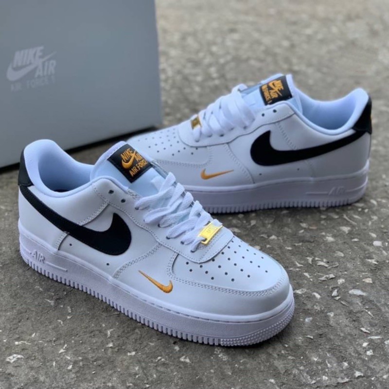 air force 1 07 white black gold