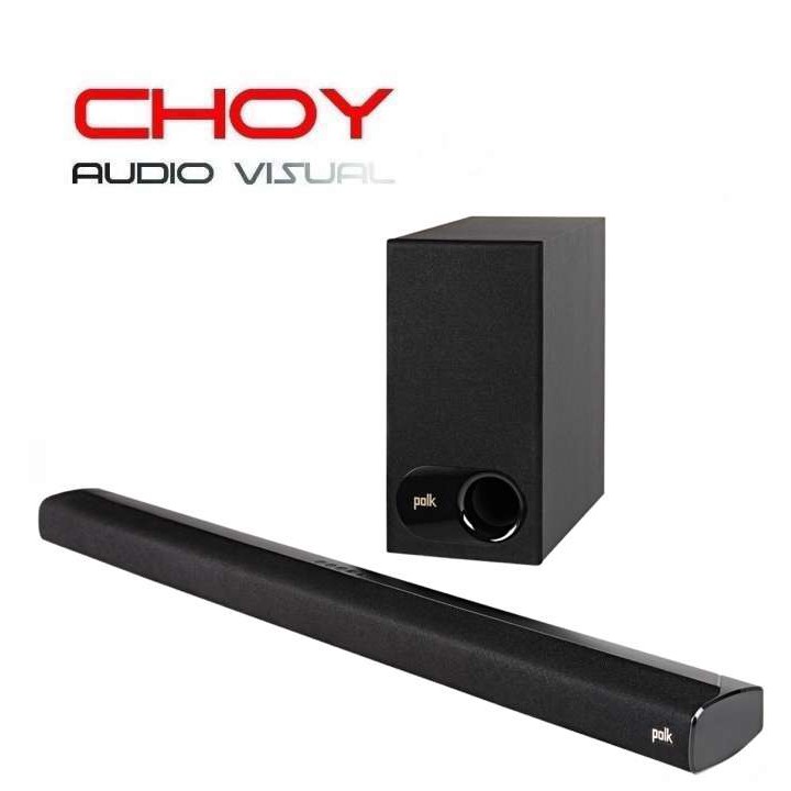 polk audio 240w universal soundbar and subwoofer set