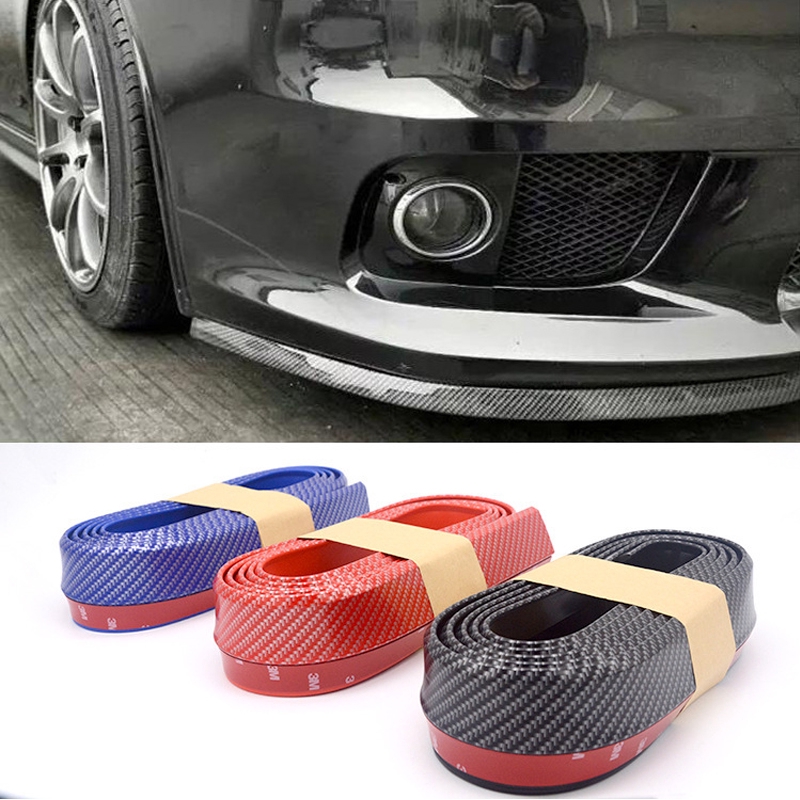 2 5m Car Bumper Lip Strip Protectors Splitter Body Kits Spoiler
