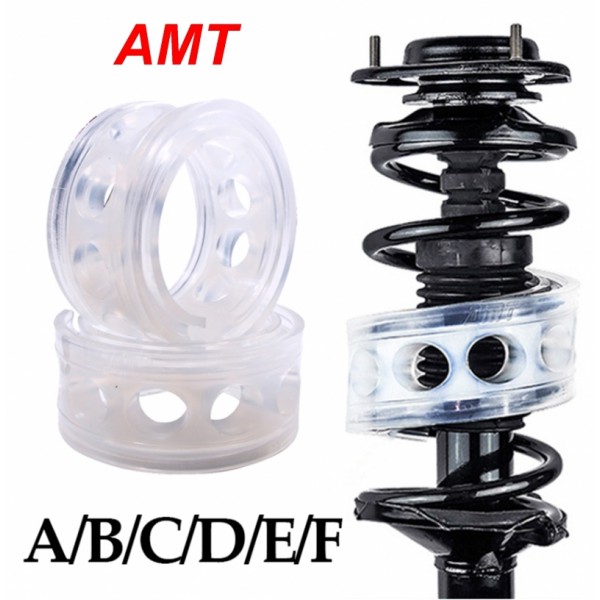 AMT Transparent Silicon Coil Spring Cushion Buffer (A/B/C/D/E/F Type)