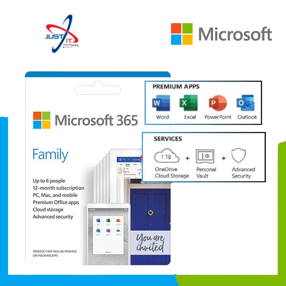 Microsoft Office 365 Family PESD | Shopee Malaysia