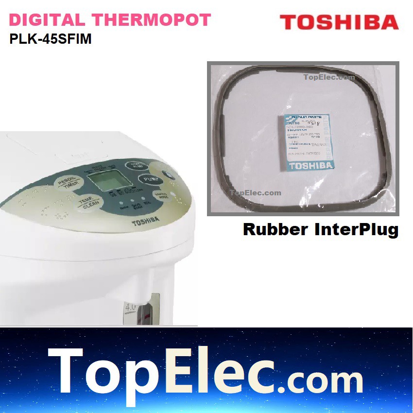 TOSHIBA PLK-45SFIM Interplug PLK45 Rubber Thermopot Water Filter Hot ...