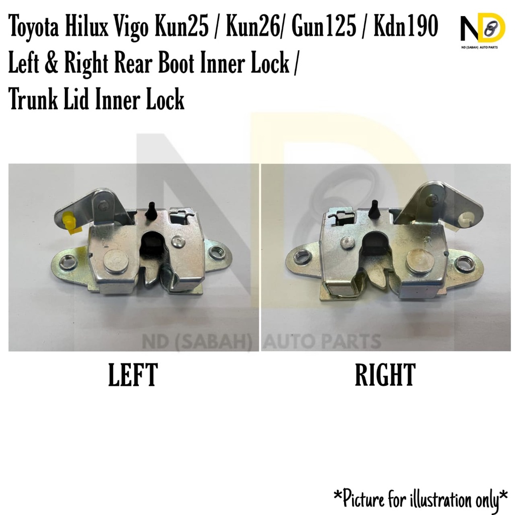 TOYOTA HILUX VIGO KUN25 / KUN26 / GUN125 / KDN190 LEFT & RIGHT REAR ...
