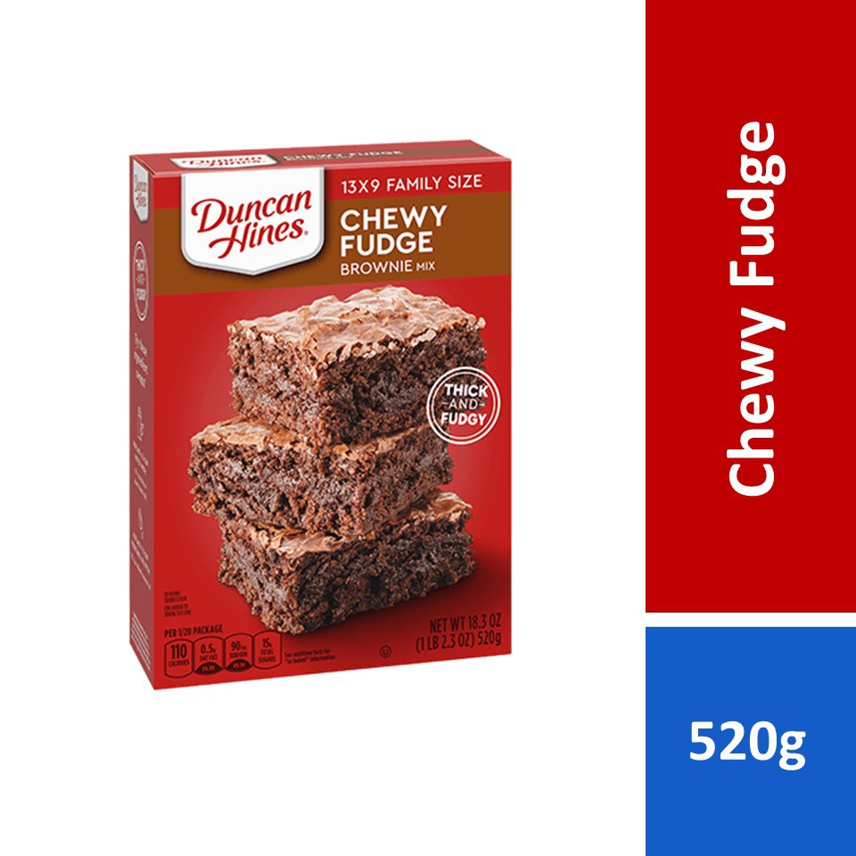 Duncan Hines Chewy Fudge Brownie 520g | Shopee Malaysia