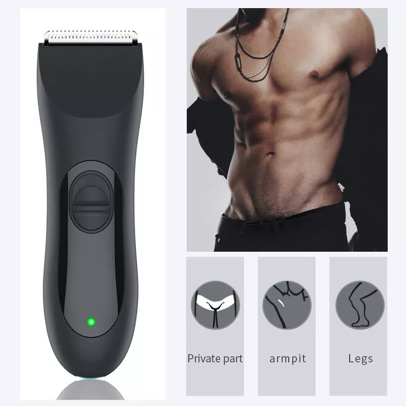 Hairscape Waterproof Body Hair Trimmer Groin Pubic Hair Trimmer Electric Hair Clipper For Man