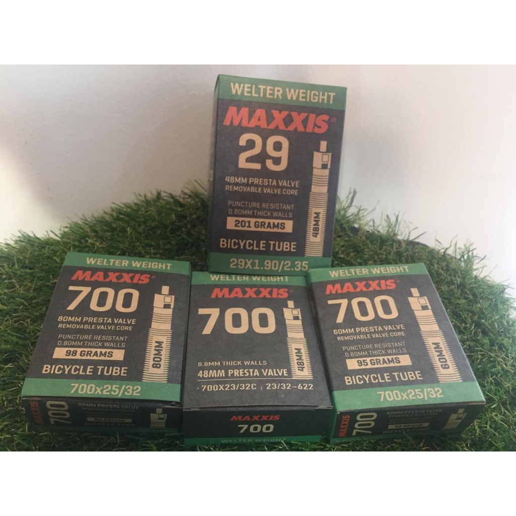 Maxxis Welter Weight 700x23-32C 80mm Bike Inner Tube Presta FV 1 tube 6 tubes 