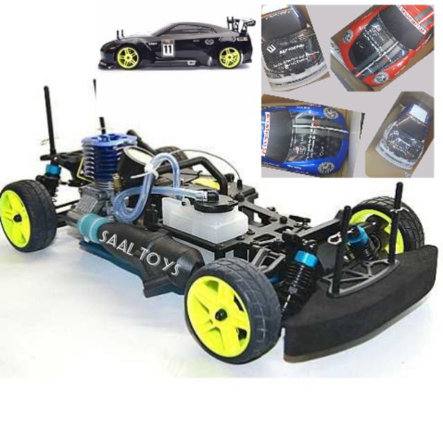 rc nitro on road