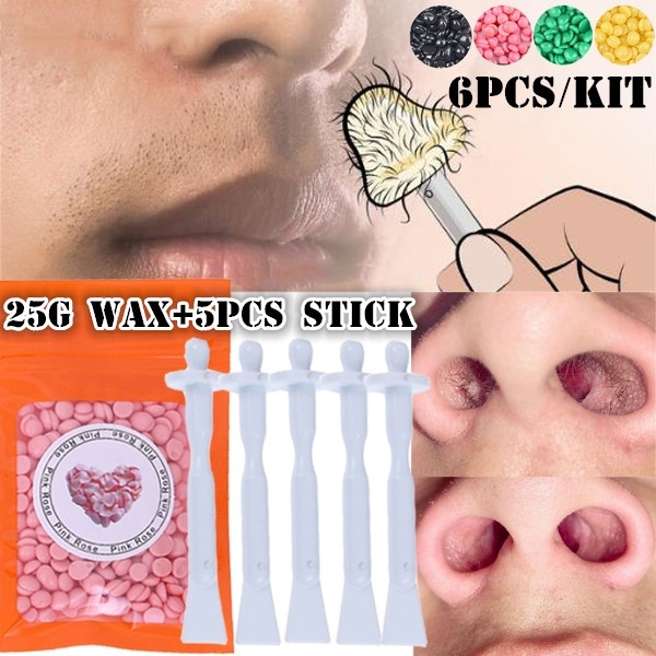 nasal hair wax removal