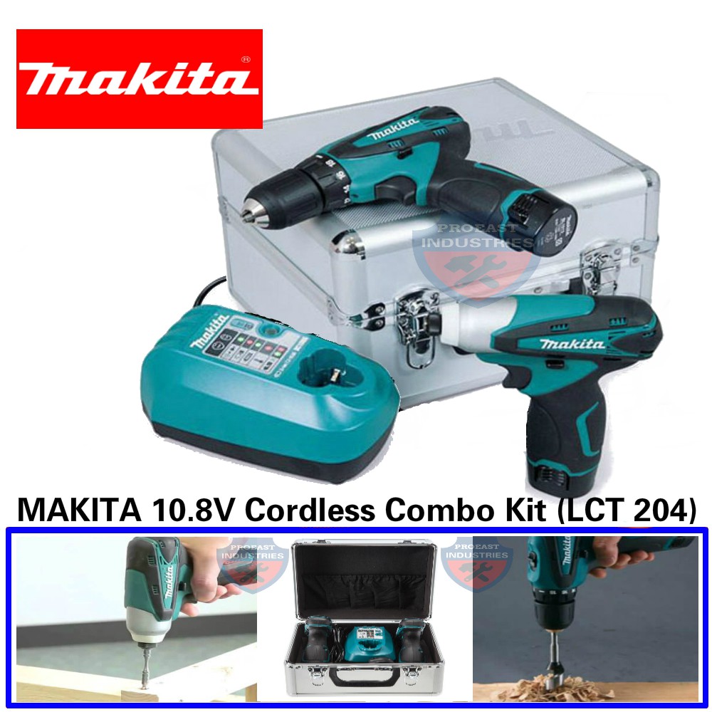 MAKITA LCT204 10.8V Cordless Combo Kit (TD090D Driver Drill & DF330D