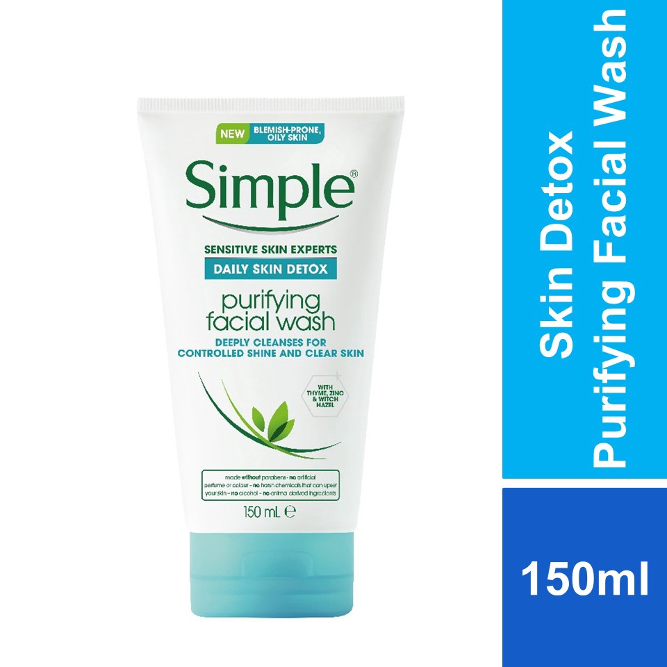 daily skin detox purifying face wash