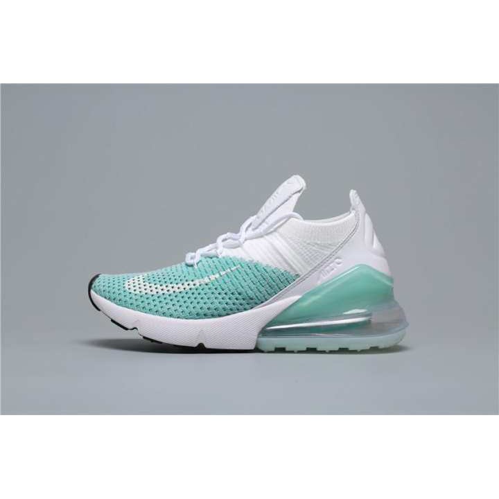 nike air max 270 flyknit white blue