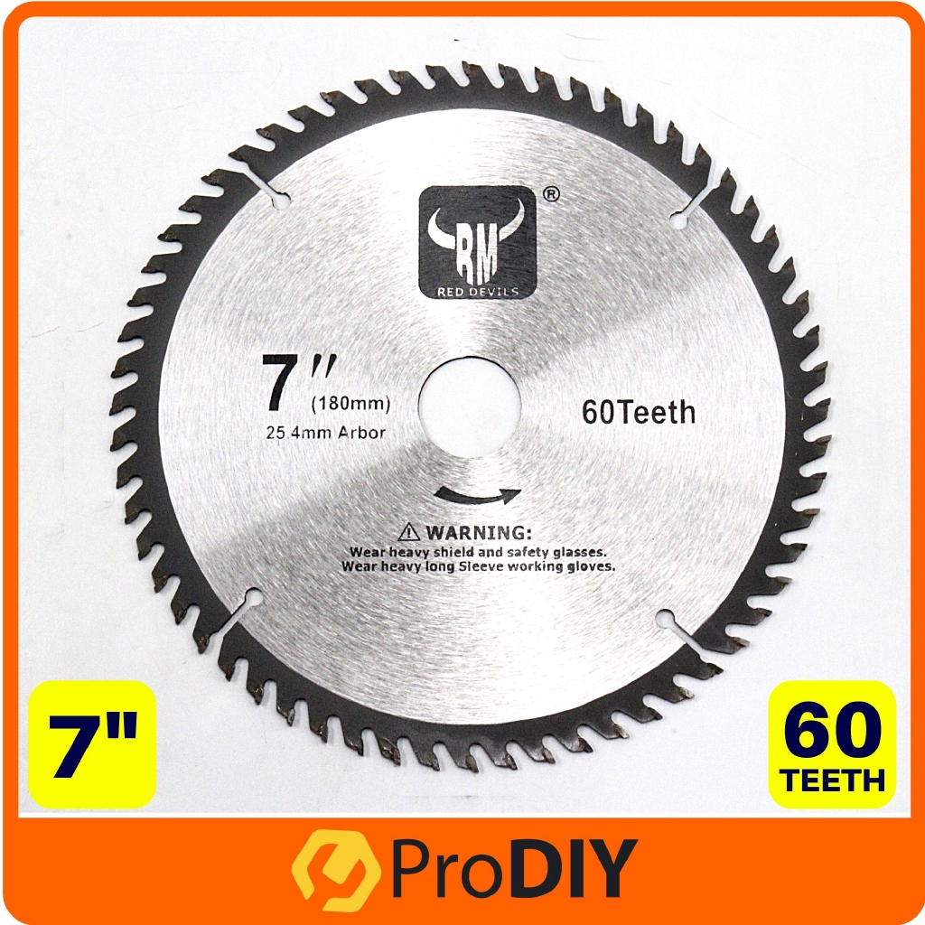 7" Circular Saw Blade 40T / 60T / 80T ( 180mm ) Shopee Malaysia