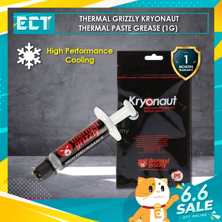 Thermal Grizzly Kryonaut Thermal Paste Grease (1G) Shopee Malaysia