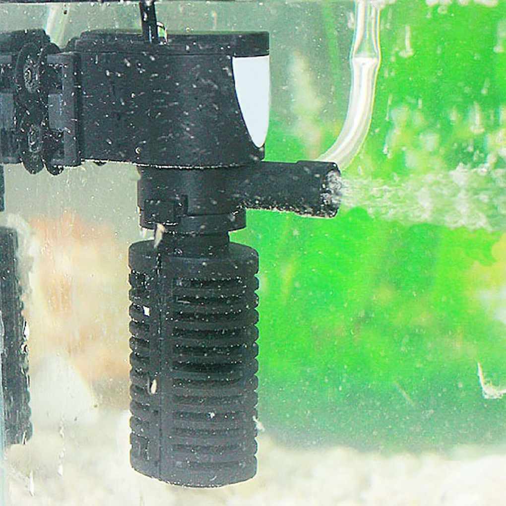 ELEN3 In 1 Portable Silent Aquarium Internal Filter Oxygen Submersible