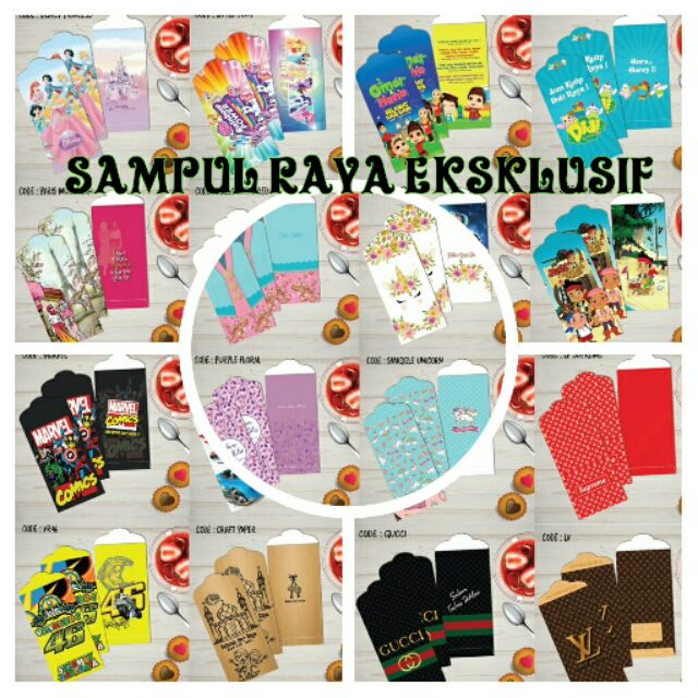 Sampul Duit Raya 2019 Eksklusif Sampul Raya Kartun Shopee Malaysia