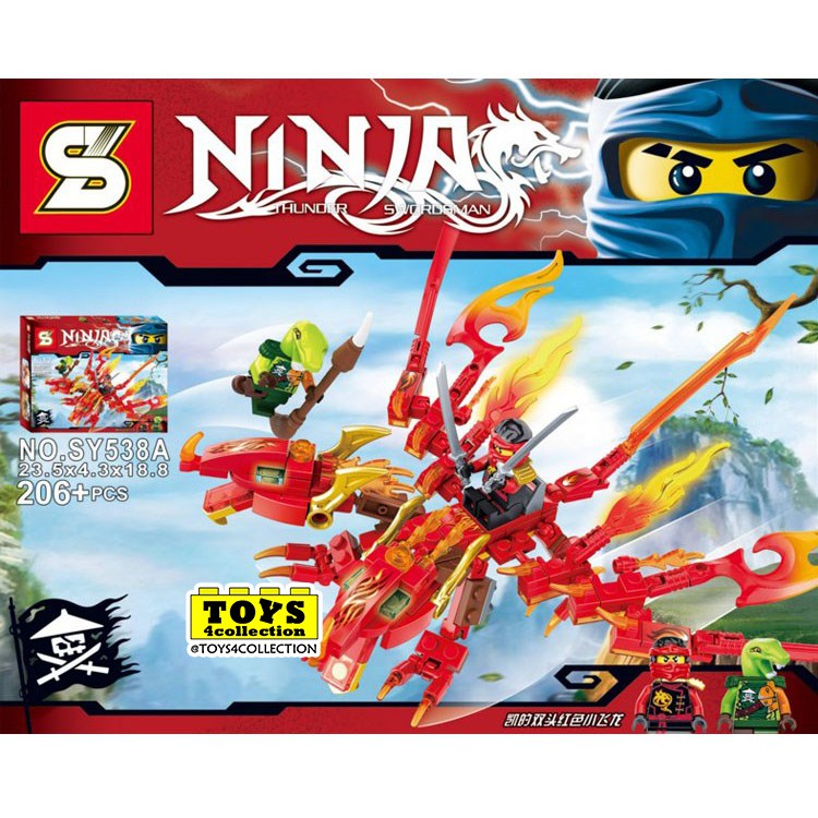 lego ninjago red dragon