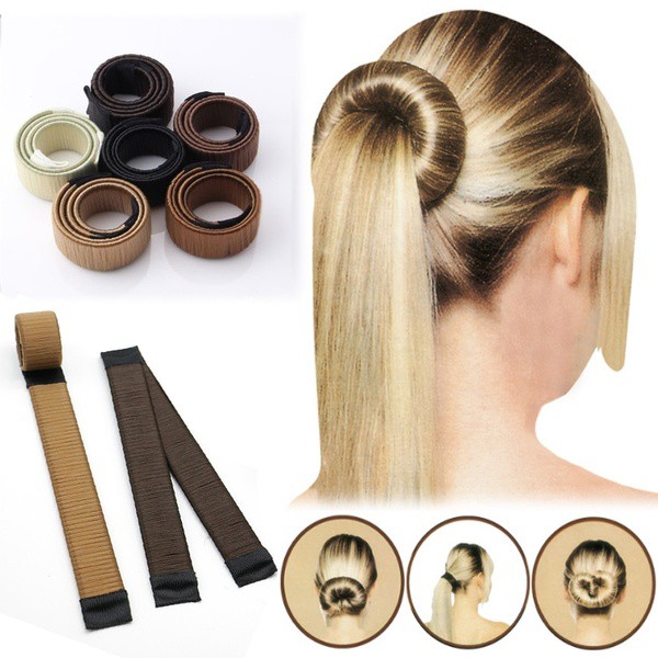 Women S Hair Accessories Fake Hair Bun Extension Updo Synthetic Hair Band