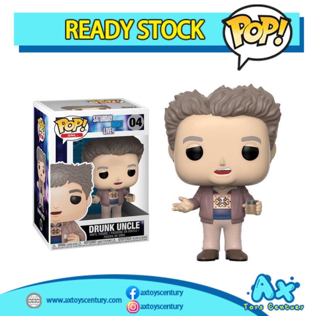 Funko Pop! SNL: Saturday Night Live - Drunk Uncle #04 100% Genuine