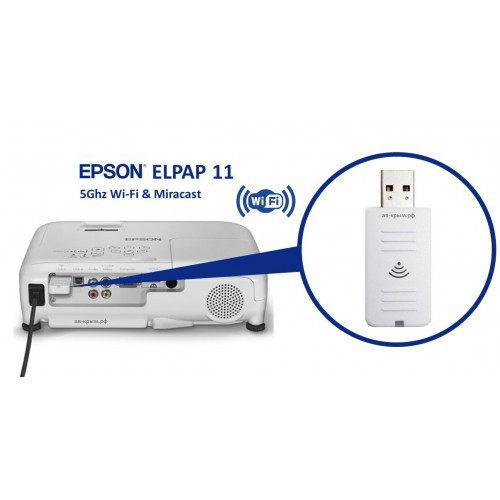 EPSON ELPAP11 WIRELESS / WIFI LAN ADAPTER / DONGLE FOR EB-X06 / W06 / W51 /  X51 / 972 / 982W / FH52 (Replaced ELPAP10) | Shopee Malaysia