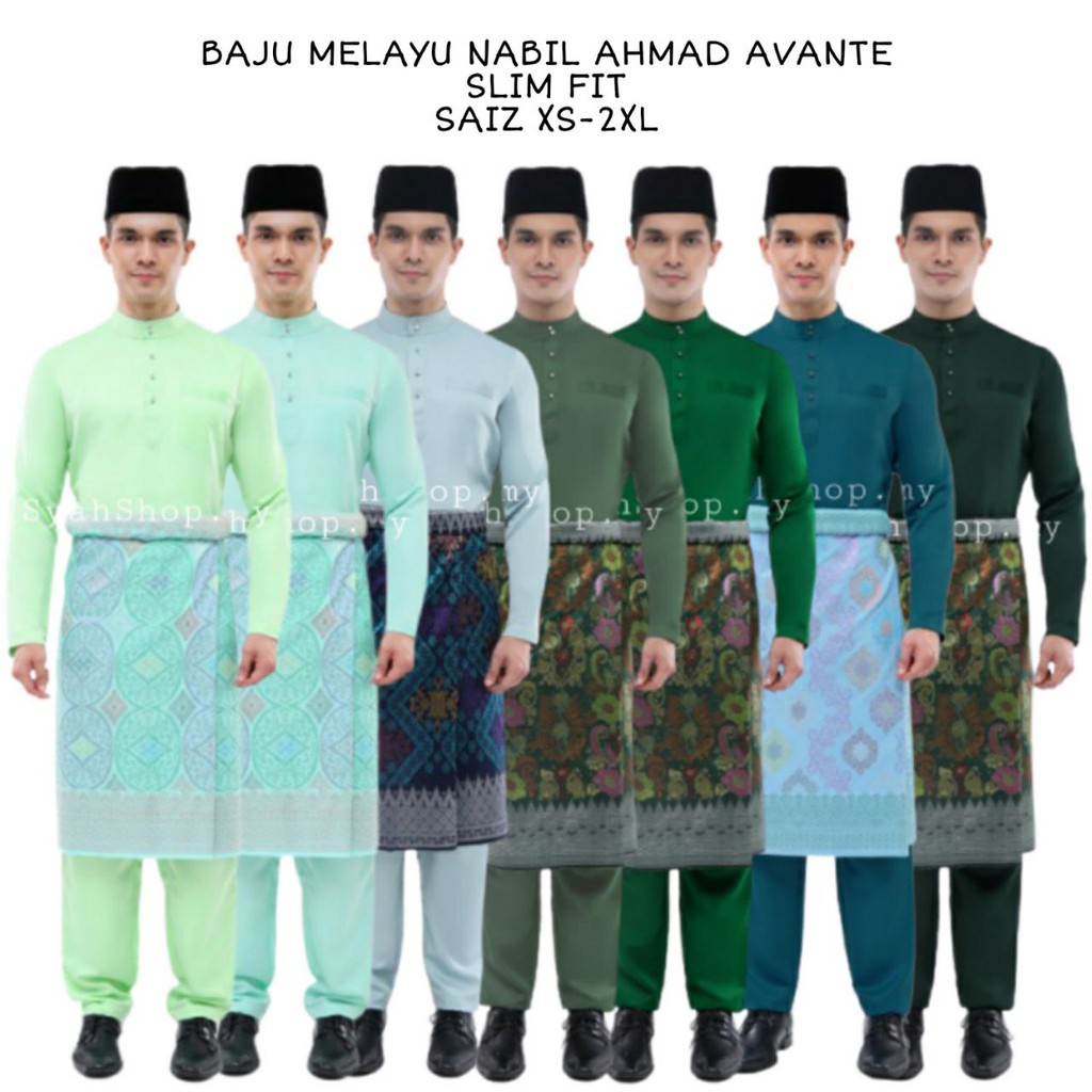 BAJU MELAYU JAKEL Part 3 Nabil Ahmad Avante Slim Fit XS BAJU MELAYU JAKEL Part 3 Nabil Ahmad Avante Slim Fit XS