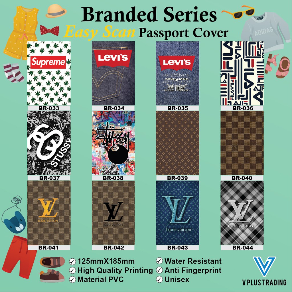 Passport Cover Branded Series ( BR033 to BR044 ) Shopee Malaysia