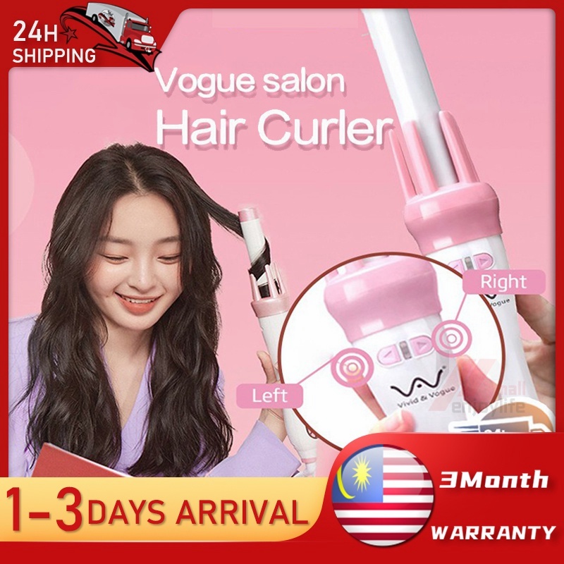 Vivid Automatic Iron Ceramic Hair Curler Iron Ceramic Hair Curler Hair Styling Roller Keriting Rambut Alat Rambut 卷发棒