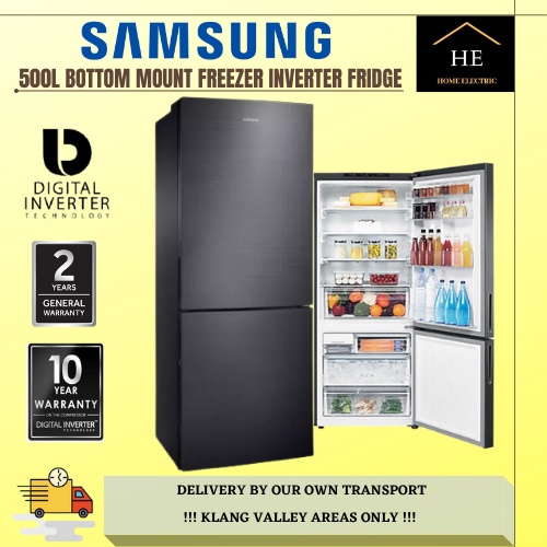 Samsung 500L Bottom Mount Freezer with Digital Inverter Technology