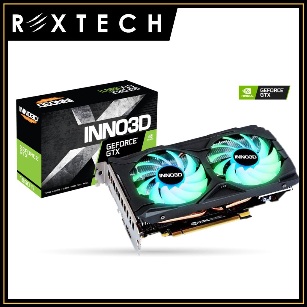 Inno3d Geforce Gtx 1660 Super Twin X2 Oc Rgb 6gb Gddr6 Shopee Malaysia