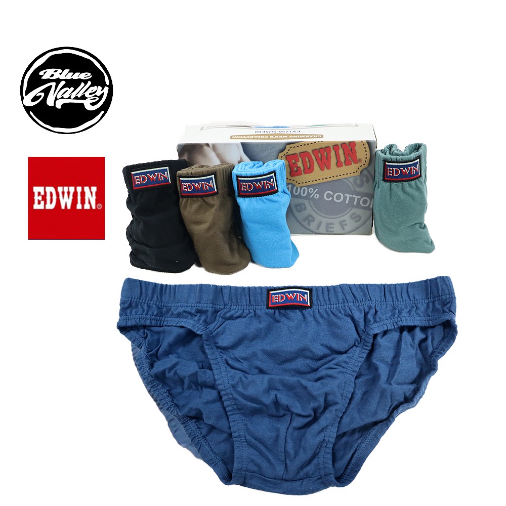 Edwin Underwear 100% Cotton EV1256-5U5E00 (5 pcs) | Shopee Malaysia