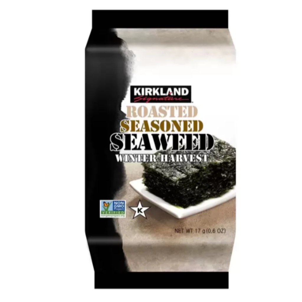 Kirkland Seaweed, a popular Korean Coast product 17g Shopee Malaysia