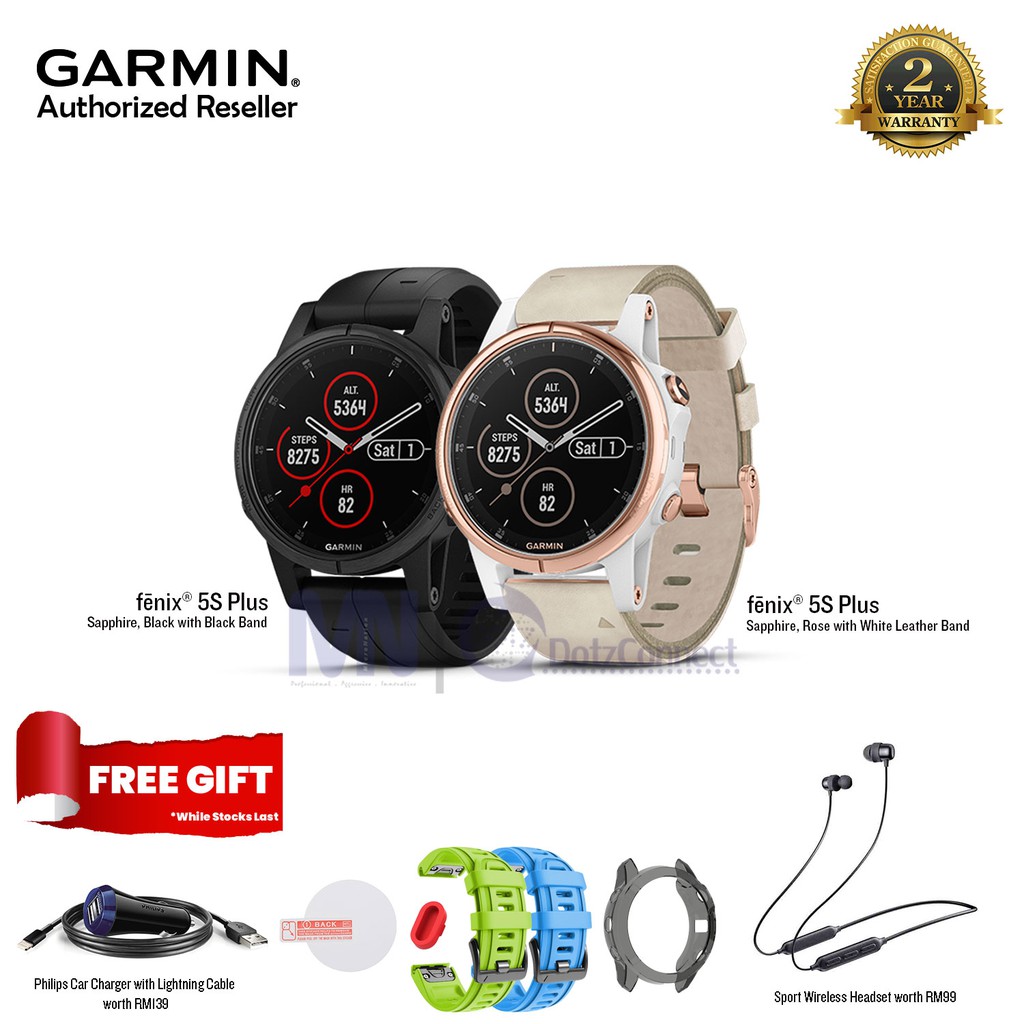 fenix 5 plus sapphire multisport gps watch