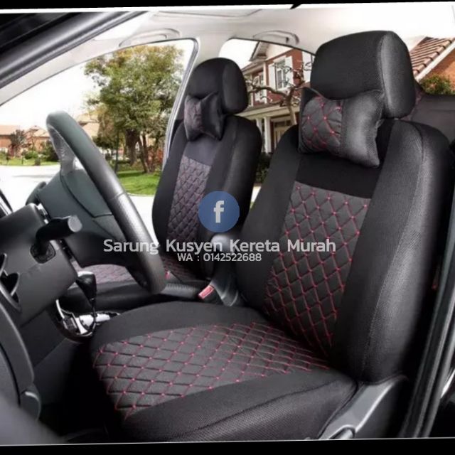 READY-Full Seat Depan+Belakang / sarung Kusyen Kereta /Car seat Cover