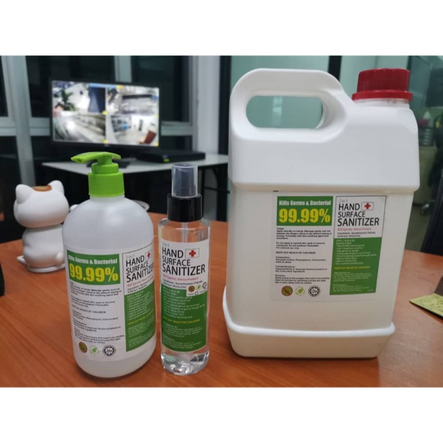 500ML HAND SANITIZERS ( QUATERNARY AMMONIUM ) Shopee Malaysia