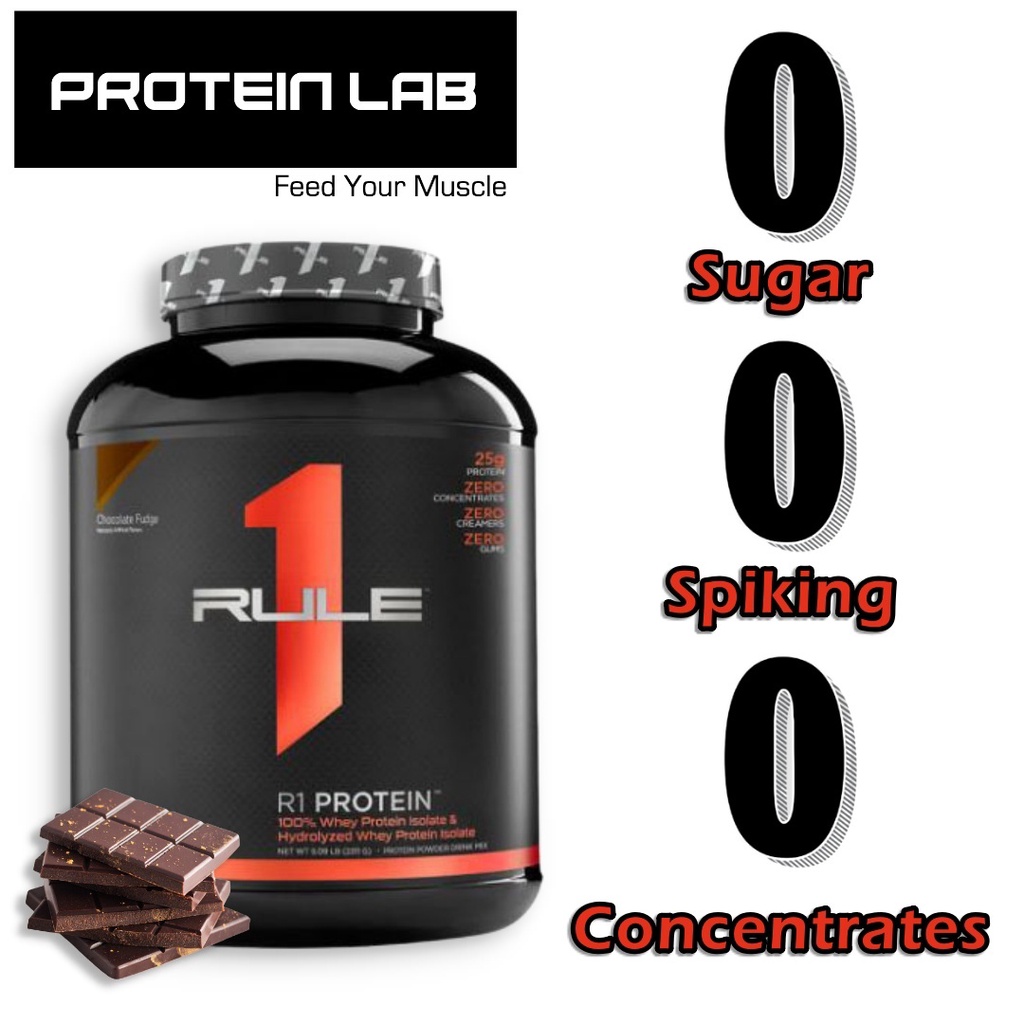 RULE 1 Whey Protein Isolate/ Hydrolysate Formula 5.01lbs