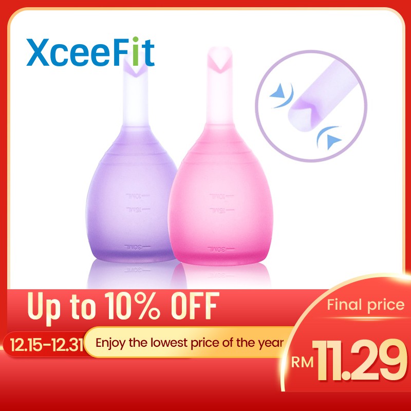 Women Menstrual Cup Lady Discharge Valve Menstrual Cup Feminine Hygiene
