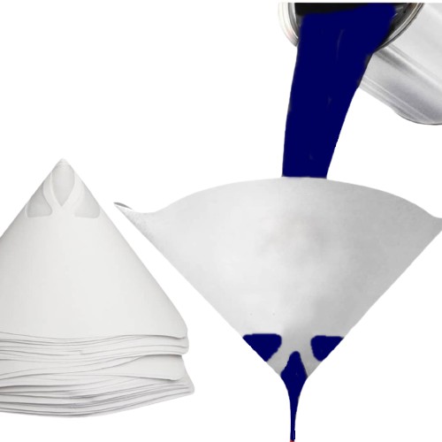 5Pcs Paint Filter Strainers 400 micron Conical Nylon Ultra Fine Mesh Paper Automotive Purifying