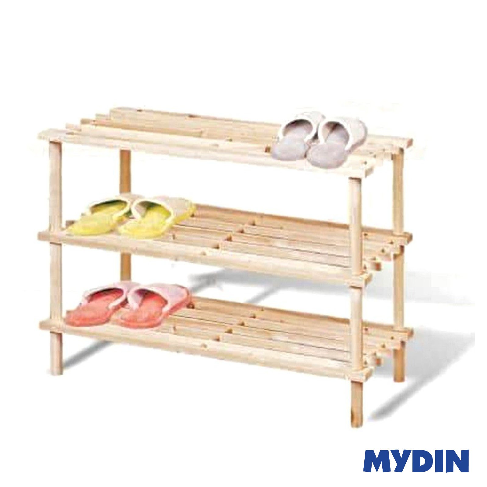 Comel Wooden Shoe Rack 3 Tier 63 X 26 X 48cm Mh 3tier Shopee Malaysia