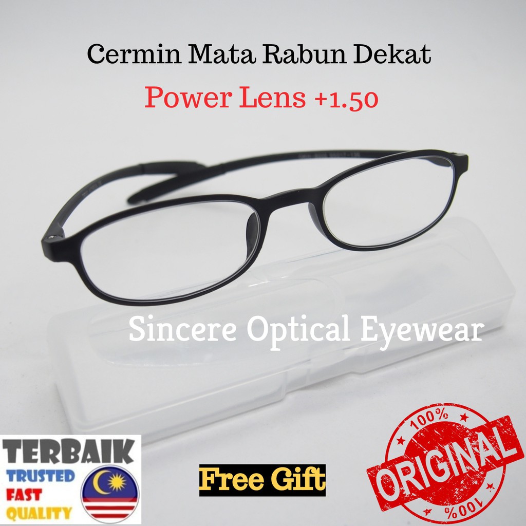 Buy Cermin Mata Rabun Dekat Spek Membaca Tr90 Power Lens Dari 1 00 1 50 Percuma Hard Casing Screwdriver Keychain Seetracker Malaysia