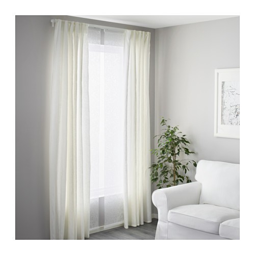 140 Cm White Color Vidga Triple Track Rail Up To 10kg Ikea Brand