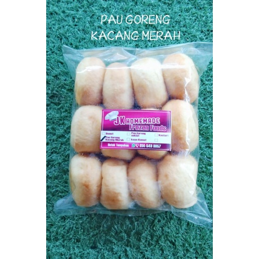 Pau Goreng Kacang Merah Frozen By Jk Homemade Shopee Malaysia