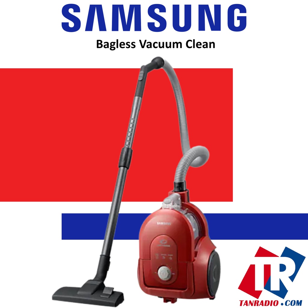 Samsung Bagless Vacuum Cleaner Red (1800W) VCC4353V4R Shopee Malaysia