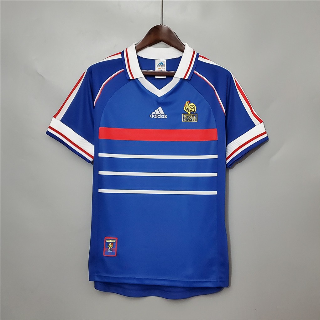 France Retro 1982 84-86 1996 1998 Soccer Jersey Old Season All Sizes