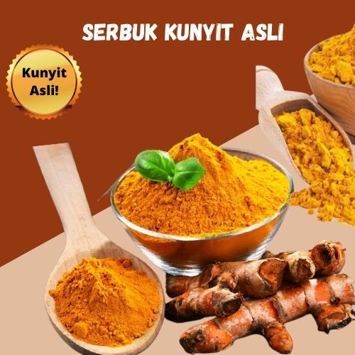 Serbuk Kunyit/ Kunyit goreng ayam/ Kunyit timbang/ Kunyit Kuning/ Kunyit masakan/ Kunyit murah