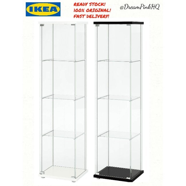 READY STOCK IKEA Detolf Glass Door Cabinet rak  kaca ikea 