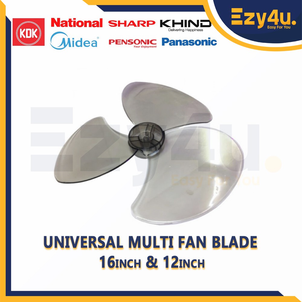 Universal Multi Fan 16 12 Blade Replacement Bilah Kipas  