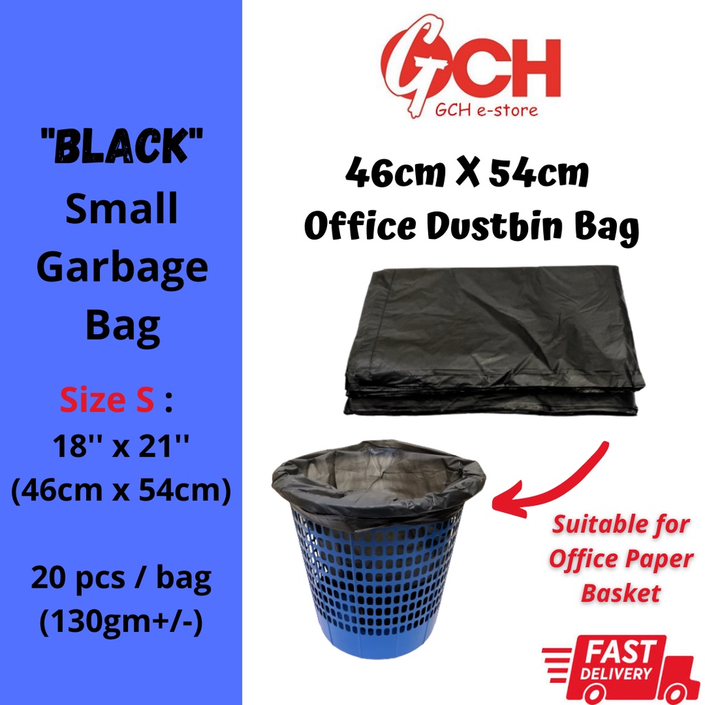 Size S Garbage Bag (20pcs) Garbage Plastic Bag / Rubbish Bag Small