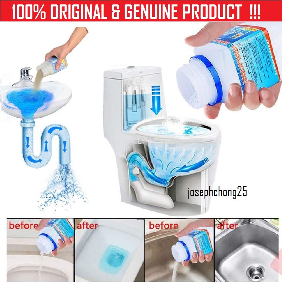 Sumbat Clog Cleaner Remover Pipe Paip Toilet Bowl Sinking Tandas