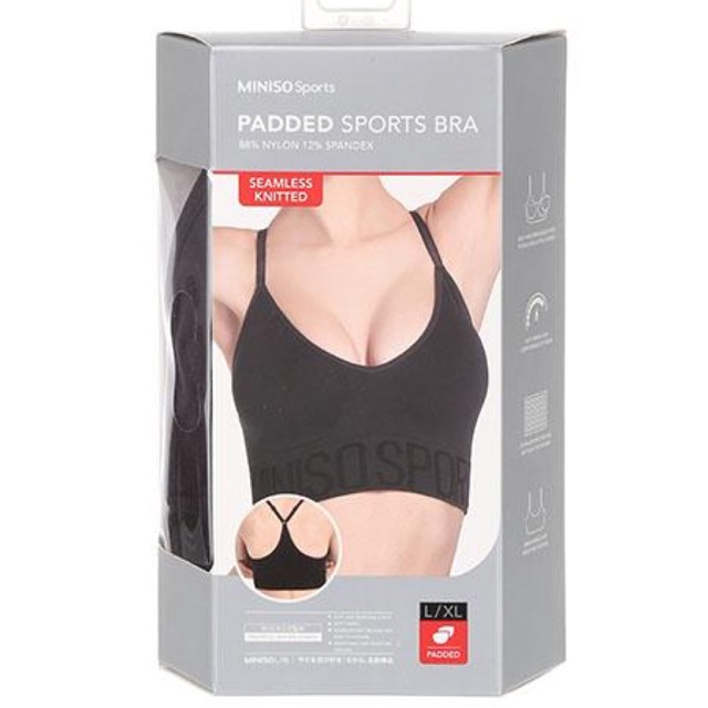 sport bra miniso